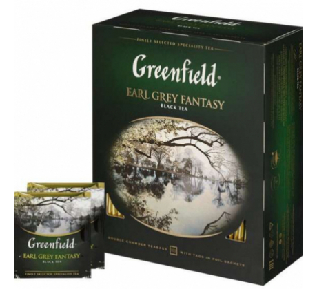 Чай черный «Greenfield» Earl Grey Fantasy, 100пак.