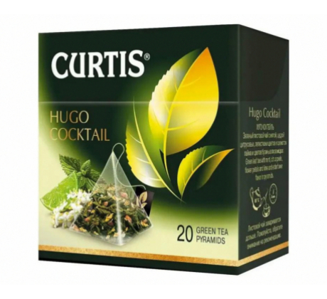 Чай «Curtis» Hugo Cocktail зелёный листовой чай, 20пак.