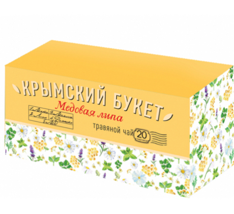 Чай травяной Медовая липа «Крымский букет», 20 пак.