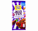 Шоколад «Alpen Gold» Max Fun взрывная карамель, мармелад, печенье, 150г