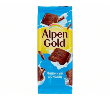 Шоколад «Alpen Gold» молочный, 90г
