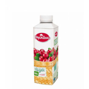 Йогурт питьевой «Вкуснотеево» клюква 750г