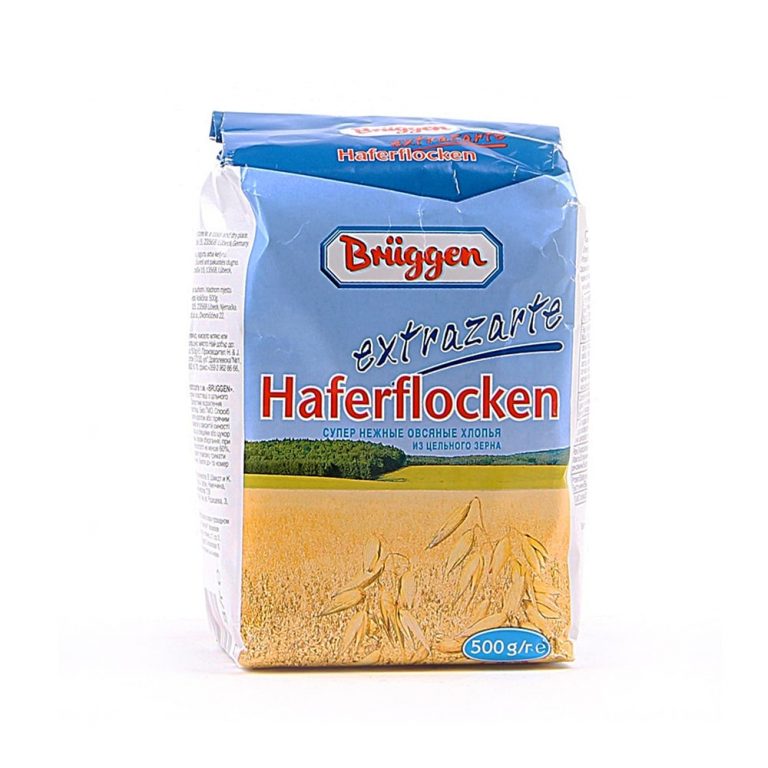 Хлопья овсяные «Bruggen» “Haferflochen”, 500г