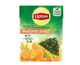 Чай зеленый «Lipton» с цедрой мандарина и апельсина, 20 пир.