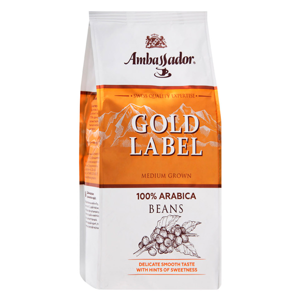 Кофе «Ambassador» GOLD в зернах, 1кг