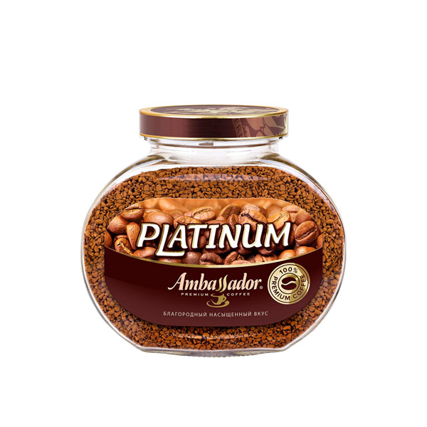 Кофе «Ambassador» Platinum растворимый сублимированный, 95г
