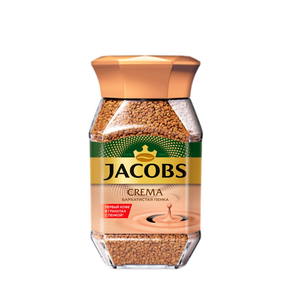 Кофе «Jacobs» Monarch Crema сублимированный с пенкой, 95г