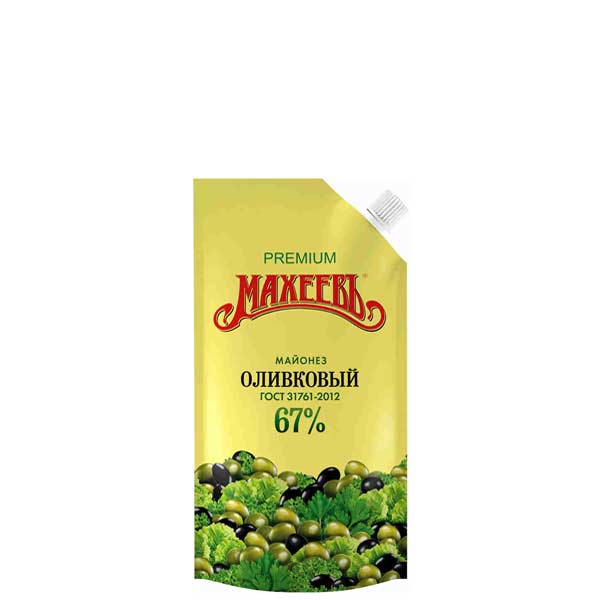 Майонез «Махеевъ» оливковый, 67%, 200г
