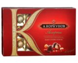 Набор конфет А.«Коркунов» Ассорти темный и молочный шоколад, 190г