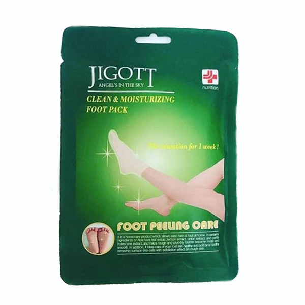 Пилинг-носочки Clean Moisturizing Foot Pacк «Jigott», 40г
