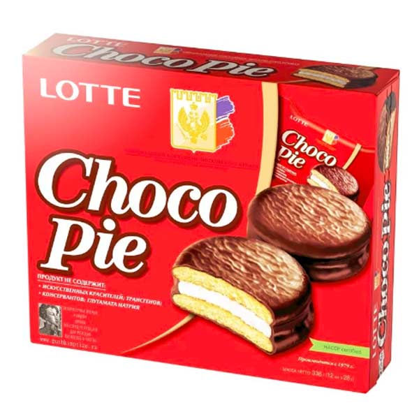 Пирожное «Lotte» Choco Pie, 360г, 12 шт.