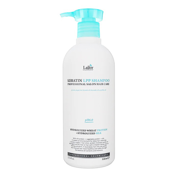 Шампунь для волос с кератином «Lador» Keratin Lpp Shampoo, 530мл